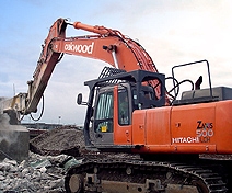 Hitachi excavators